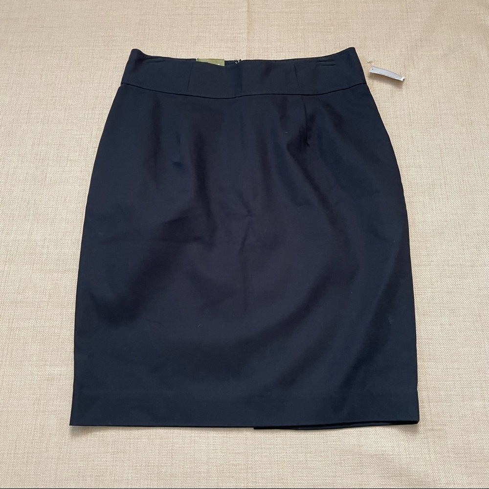Old Navy Black High Rise Cotton Pencil Skirt